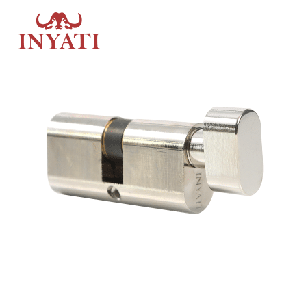 Cylinder Large Oval 65mm Nickle Plated Thumb Turn Inyati